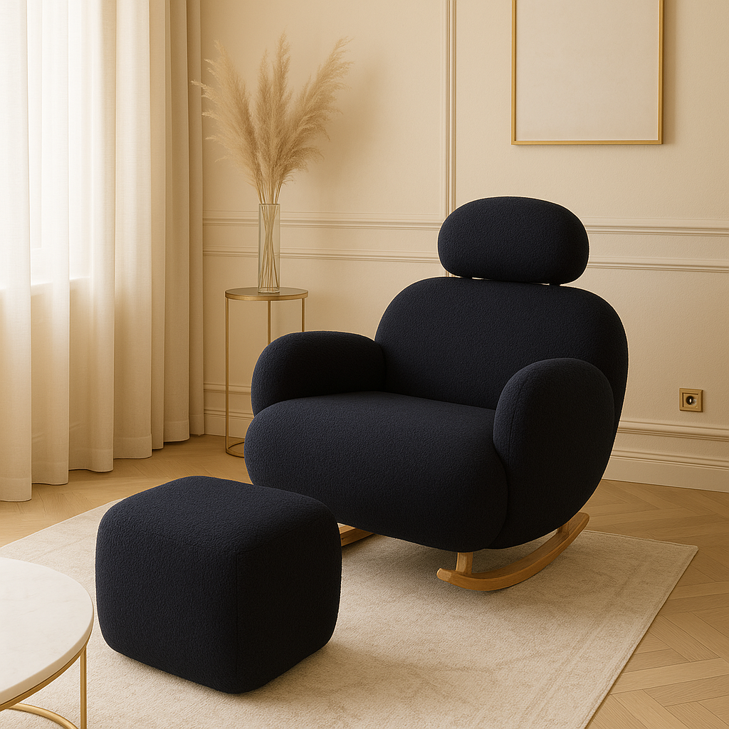 Fotoliu Balansoar cu Taburet