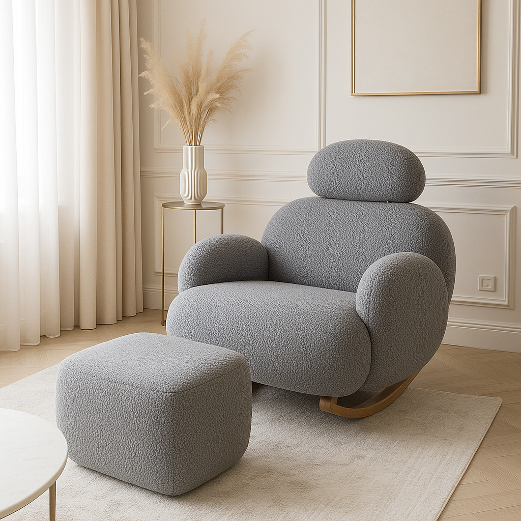 Fotoliu Balansoar cu Taburet