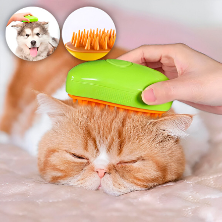 Perie cu aburi pentru animale de companie